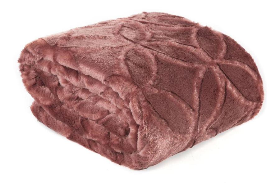 Přehoz na postel 210x170 cm HAYDI (marsala)