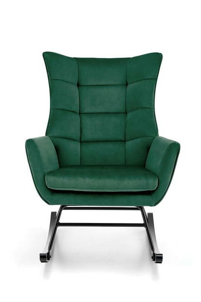 Houpací křeslo Bazal (tmavě zelená)