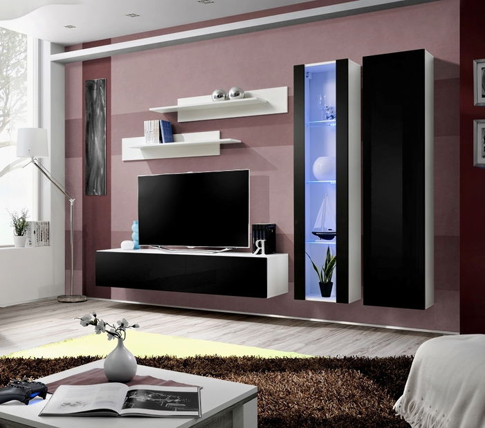 Obývací stěna Ferryhill 23 WS FY A4 (s osvětlením)