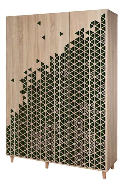 Šatní skříň Modella 121 (dub sonoma)