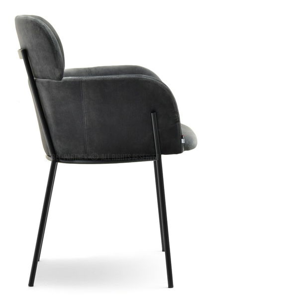 Židle Baggie K (grafit + černá)