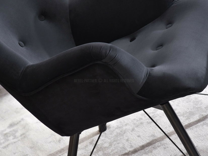 Relaxační křeslo Dawntawn (černá)