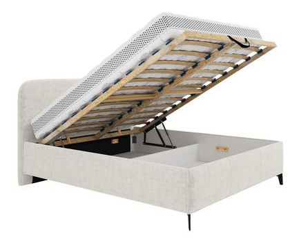 Manželská postel 140cm Karuzo (bílá)