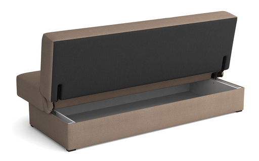 Rozkládací pohovka Tedrona Mini (tmavě modrá) (s úl. prostorem)