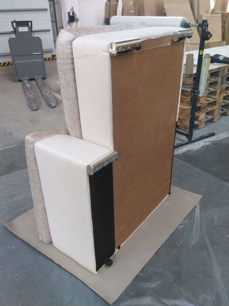 Rohová sedací souprava Dino Premium (krémová + béžová + krémová) (L) *bazar