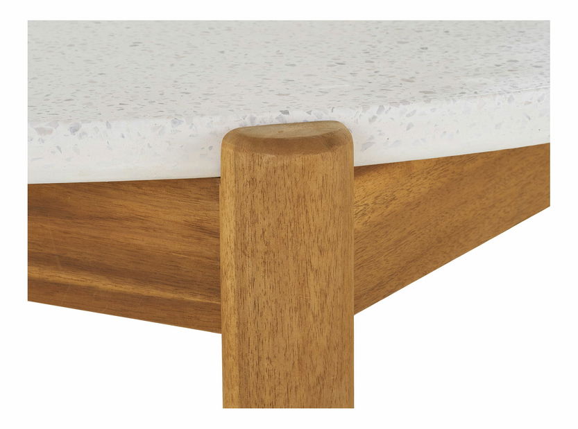 Zahradní stůl Taleria 8 (přírodní + bílá)