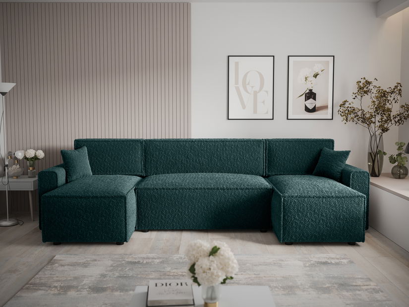 Rohová sedací souprava Mirage U Bis Sed (tmavě modrá)