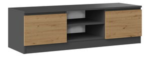 TV skříňka Musecalo 120 (antracit + dub artisan)
