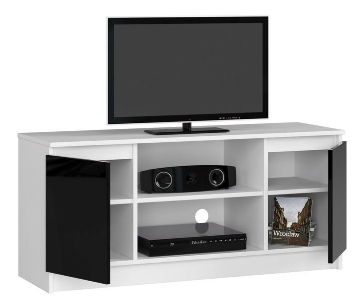 TV stolek Darian (černý vysoký lesk)