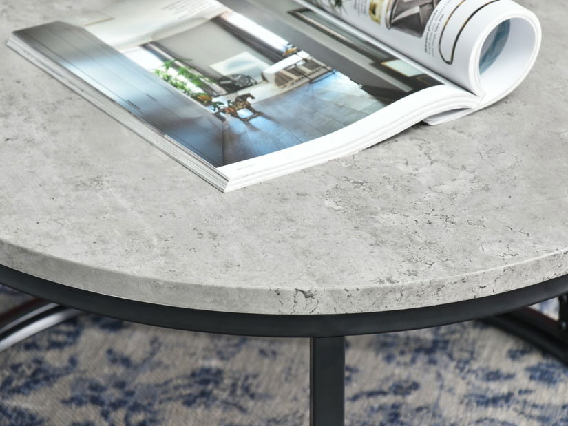 Konferenční stolek Kolja Stolek S (beton + černá)