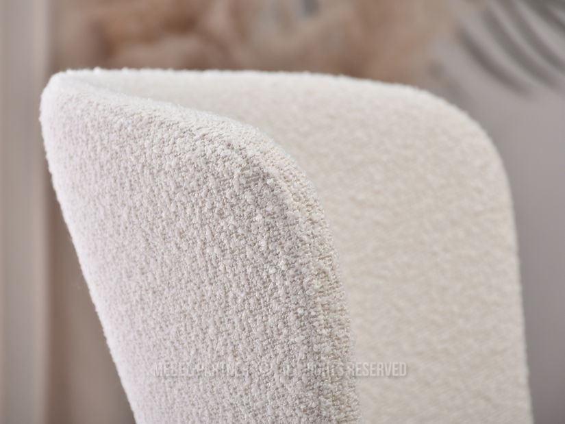 Židle Kirkland (krémová + černá)