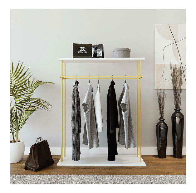 Věšák Wipet (zlatá + bílá)