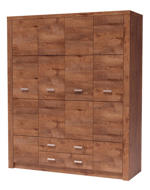 Šatní skříň Indie 18 (jasan světlý)