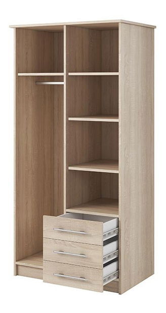 Šatní skříň Svalga 2D (dub sonoma)