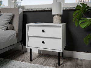 Set dvou nočních stolků Aurezzo 150 (bílá)
