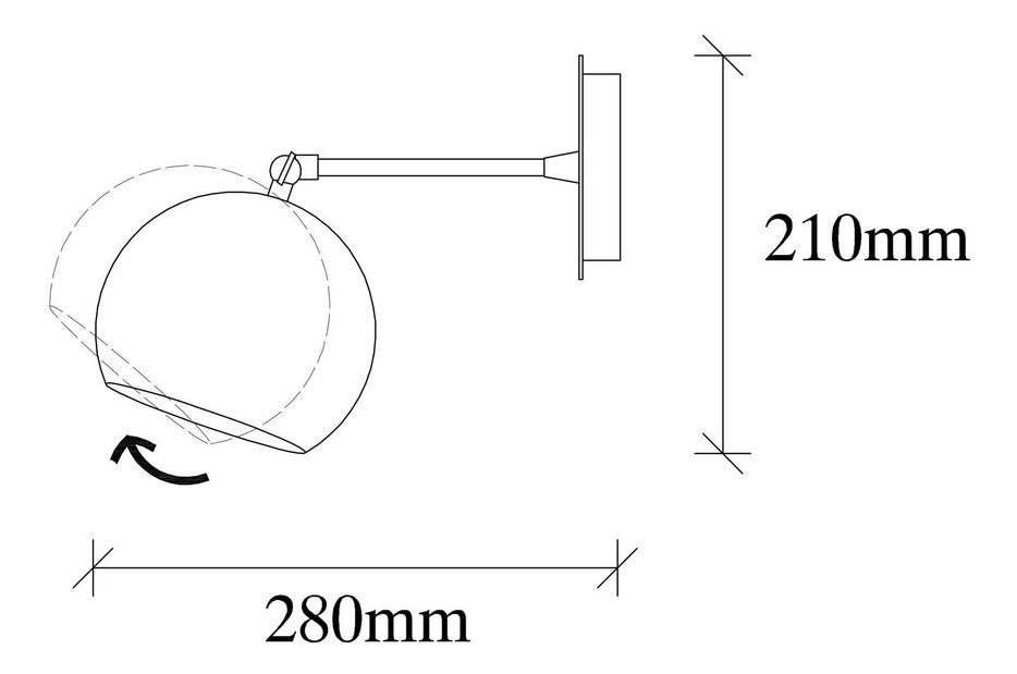Nástěnné svítidlo Síla 708