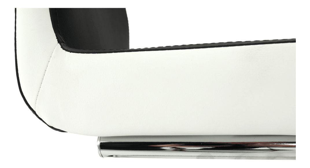 Jídelní židle Nacton (černá + bílá)