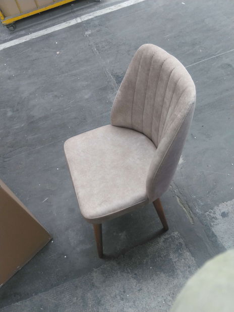 Jídelní židle Alf (Krémová + Ořech) *bazar