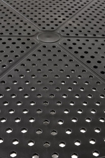 Zahradní stůl Caviar (černá) (pro 2 osoby)