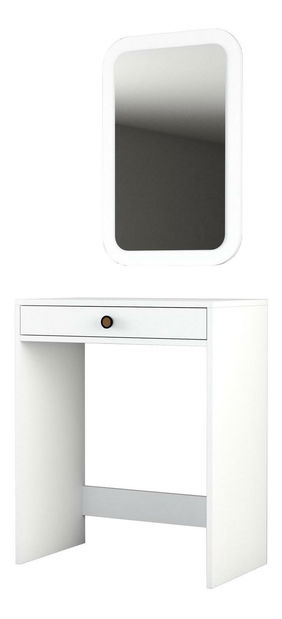 Toaletní stolek Logan 1 (bílý) (se zrcadlem)