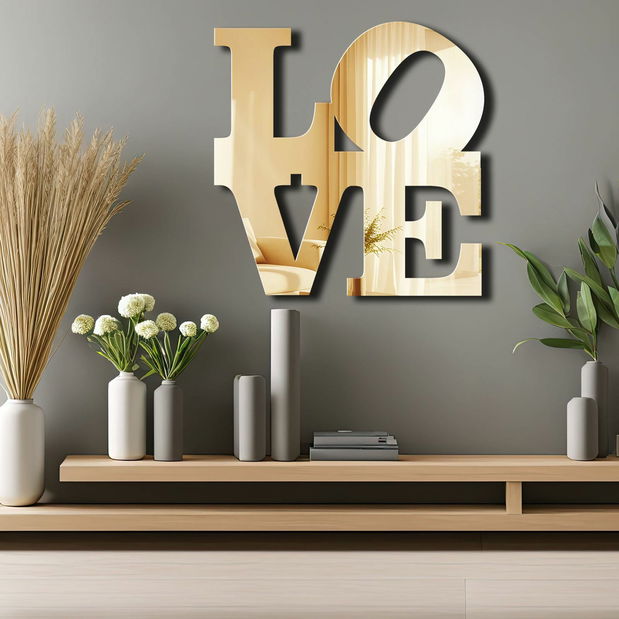 Zrcadlo Ozi 1 (zlatá)