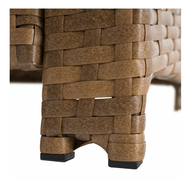 Zahradní set Senala (hnědošedá + světle hnědá) (pro 8 osob)