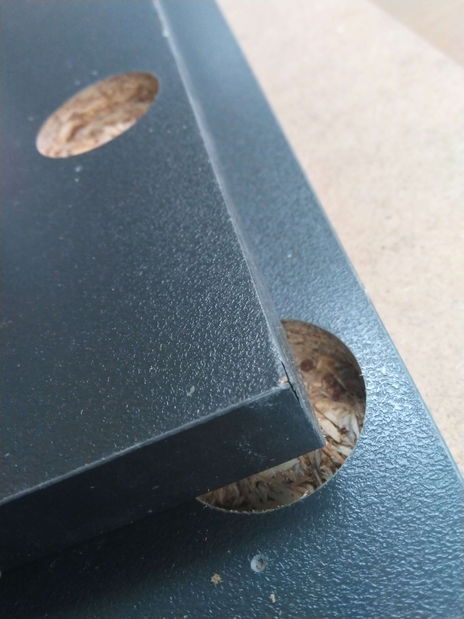 Skříňka Luna (antracit + stříbrná) *bazar