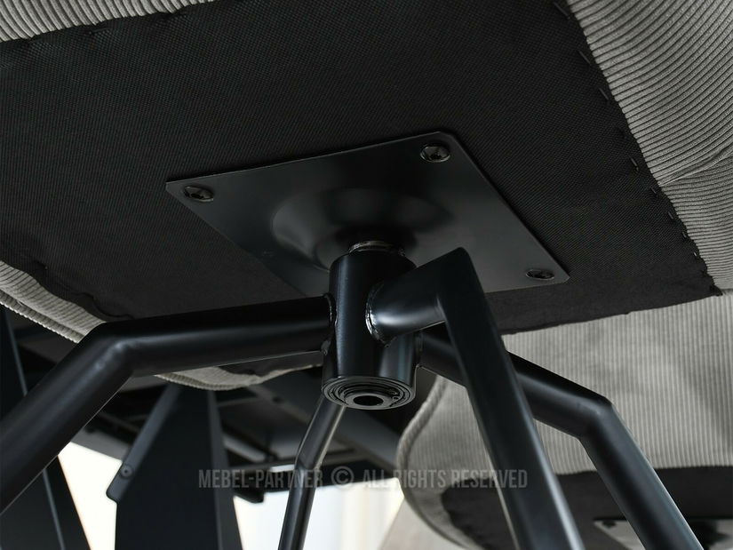 Židle Liam (šedá + černá)