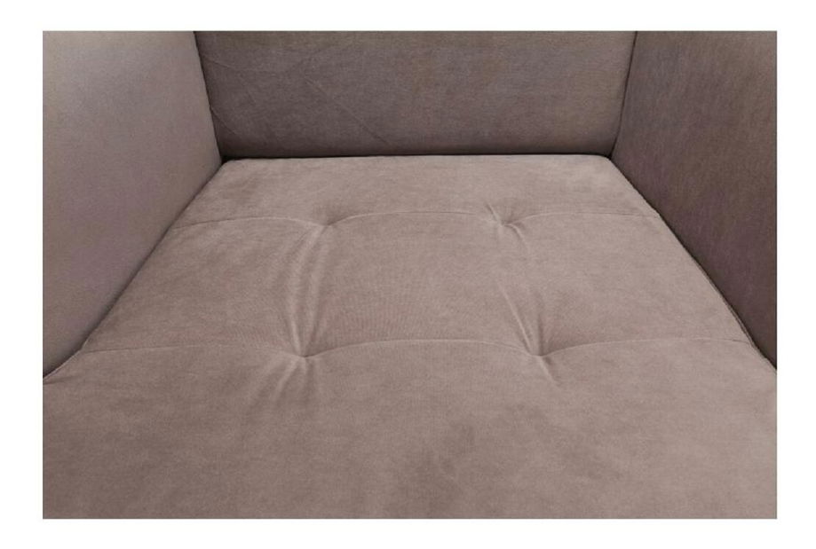 Křeslo ušák Repetidas (béžovošedá + buk)