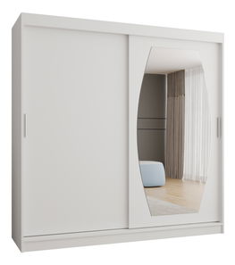 Šatní skříň 200 cm Rosaria (bílá)