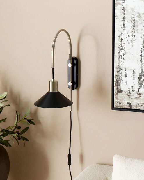 Nástěnné osvětlení Sanctio (černá)