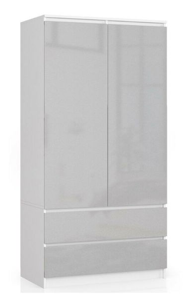 Šatní skříň Safwan (metalický lesk)