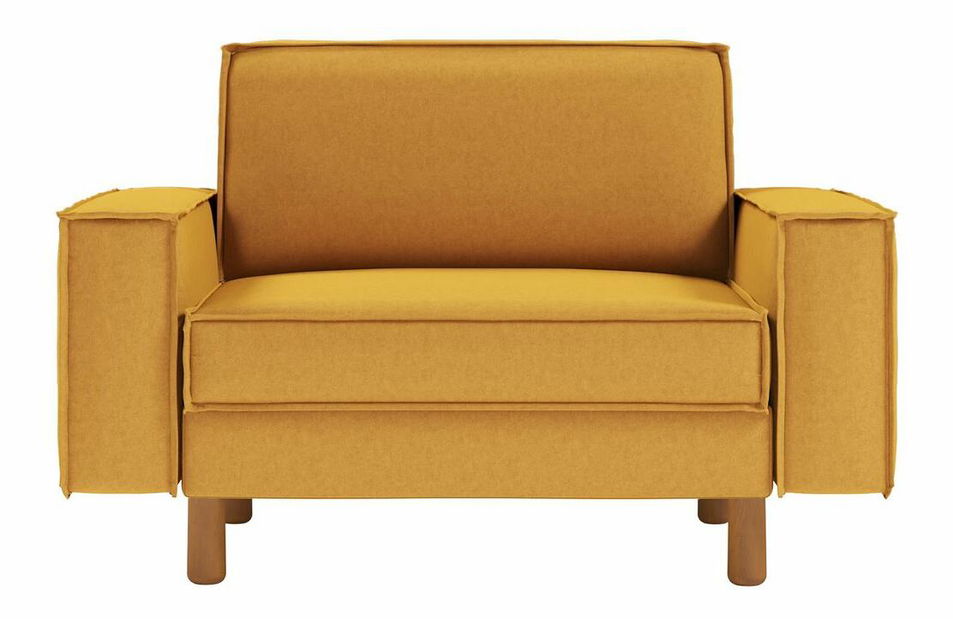 Křeslo Spary L (lososová + ořech)