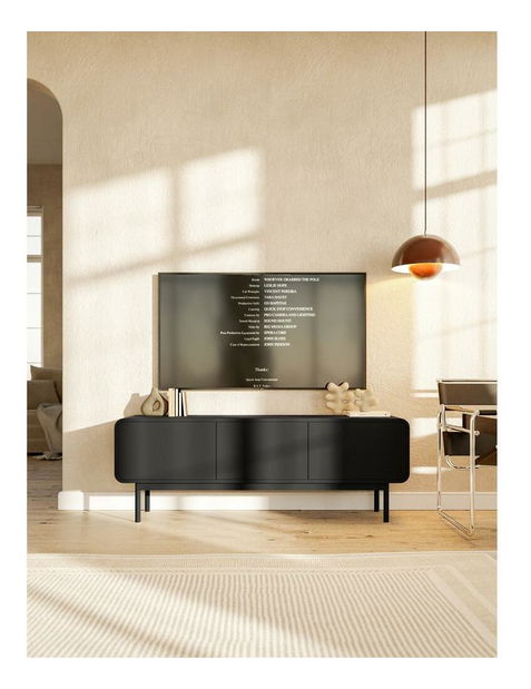 TV skříňka/stolek Orro O4 (černá)