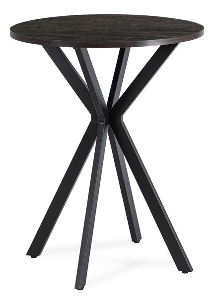 Jídelní stůl Loren 60 (černá) (pro 4 osoby)