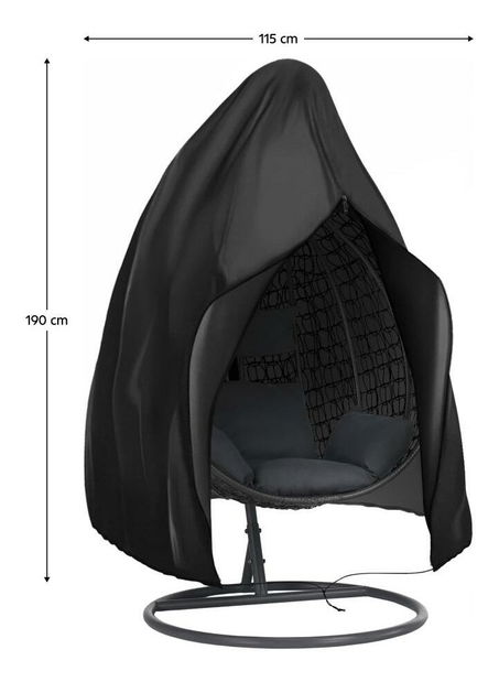 Obal na závěsné křeslo Katsavo (černá)