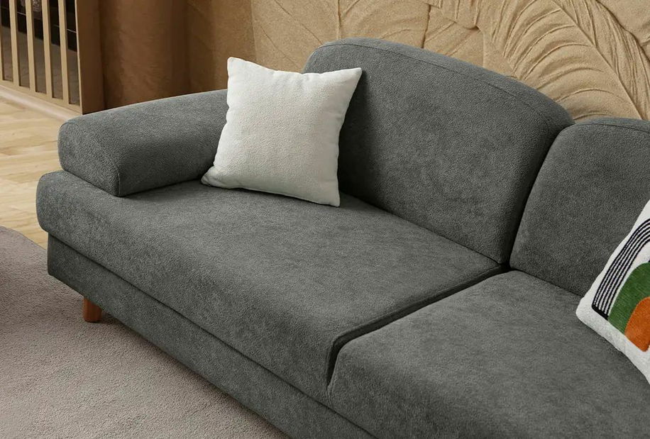 Pohovka trojsedačka Lattino (hnědá)