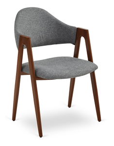  Jídelní židle Renuncio (šedá + ořech)