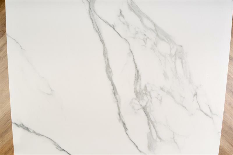 Jídelní stůl Vindall (mramor + bílá)