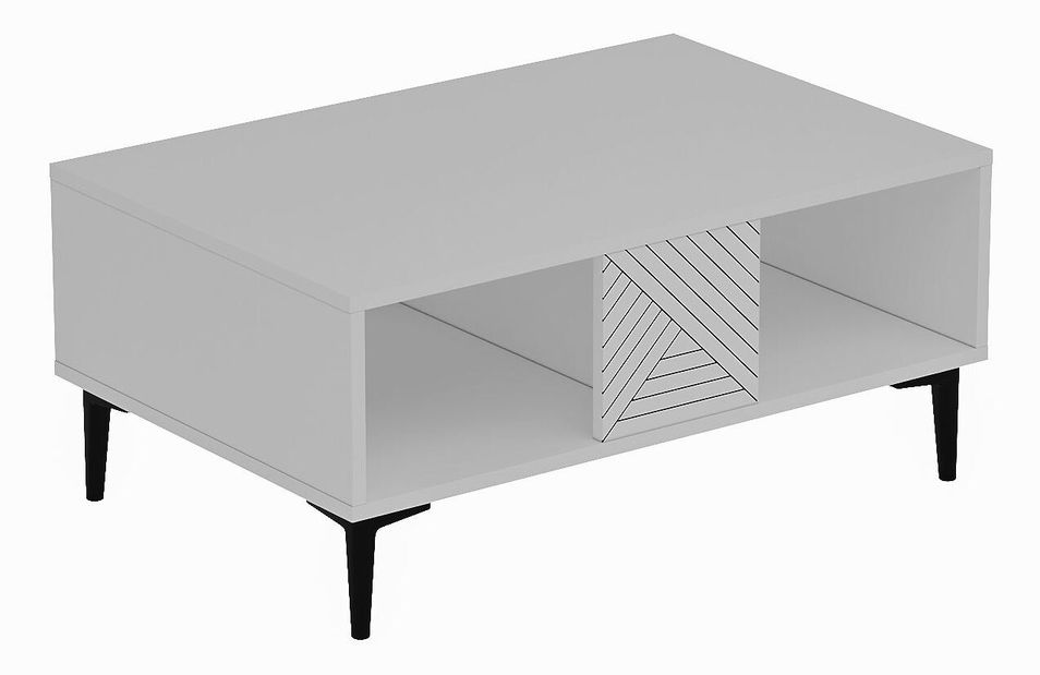 Konferenční stolek Felmento (bílá)