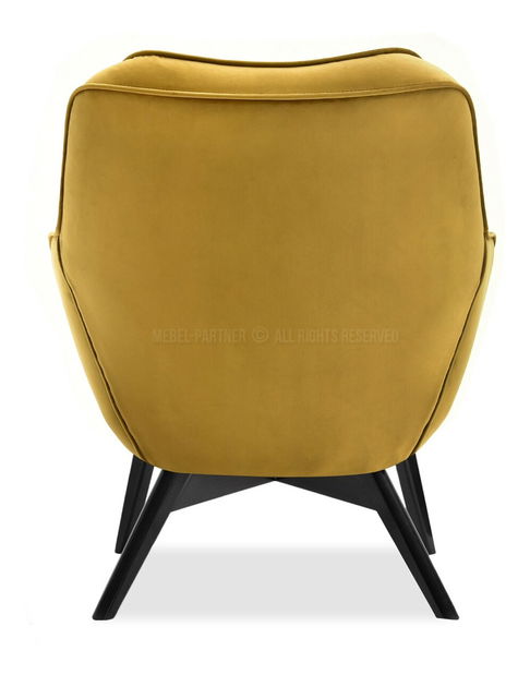 Designové křeslo Merch (zlatá)