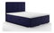 Boxspring postel 160 cm Loty (tmavě modrá) (s úložným prostorem)
