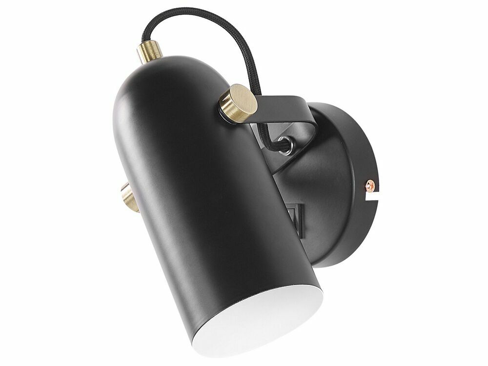 Nástěnná lampa TYRO (kov) (černá)