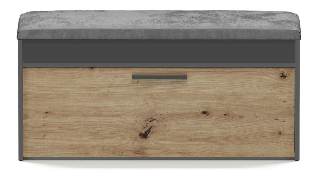 Botník (skříňka na boty) Puntuable 1 (antracit + dub artisan)