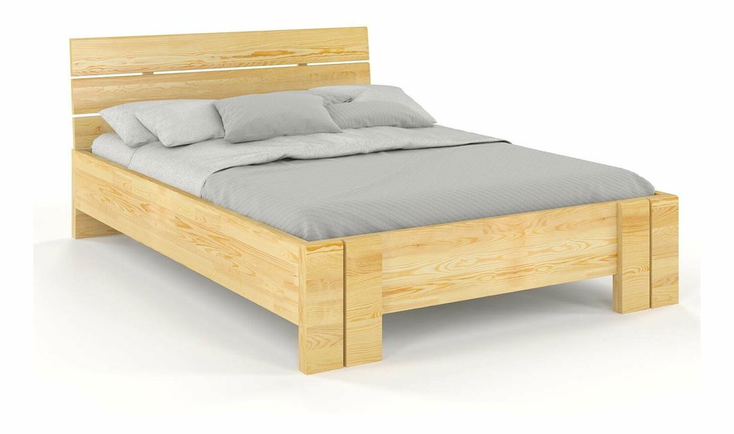 Manželská postel 160 cm Naturlig Tosen High (borovice)