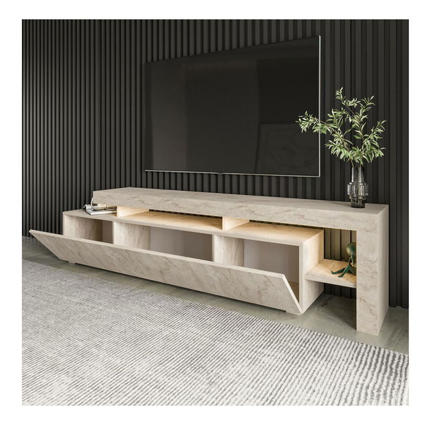 TV stolek/skříňka Belize (travertin)