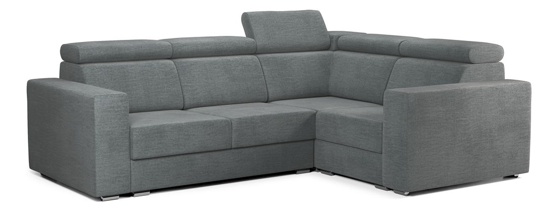 Rohová sedací souprava Viktoria 2R1 (P) (šedá Monolith 92)