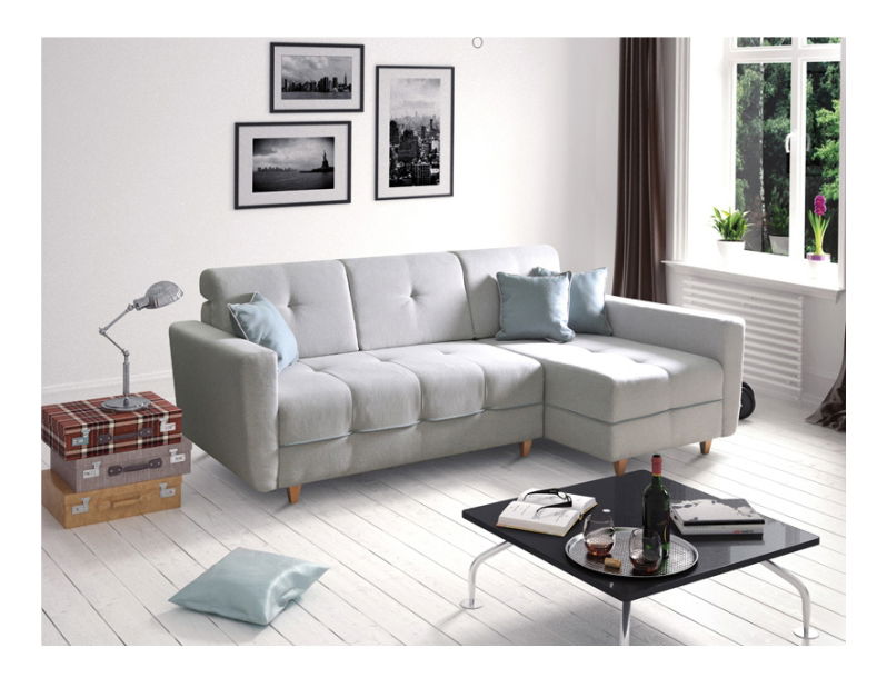 Sedací souprava Haveron (P) (světle šedá)