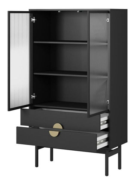 Vitrína Stellia S6 (černá)