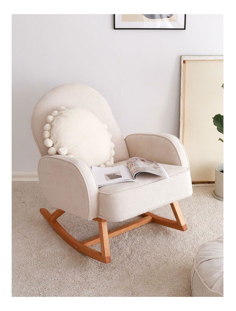 Houpací křeslo Yorgen (bílá)